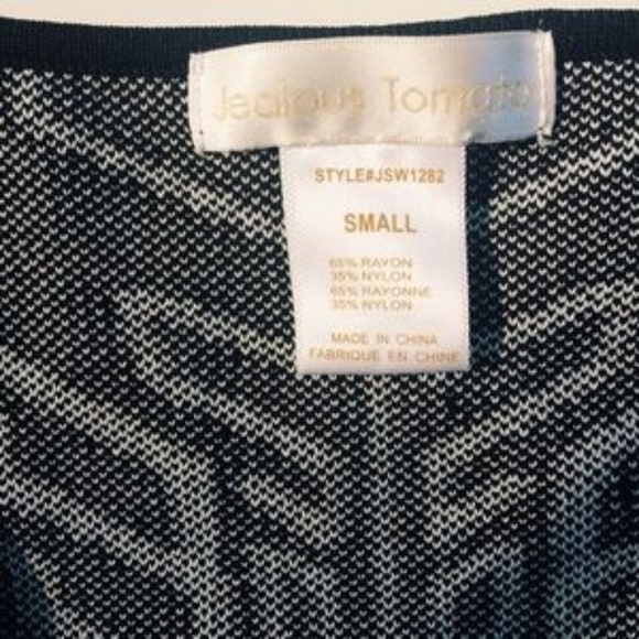 NWOT XS/S bodycon pattern dress black and white - Picture 4 of 4